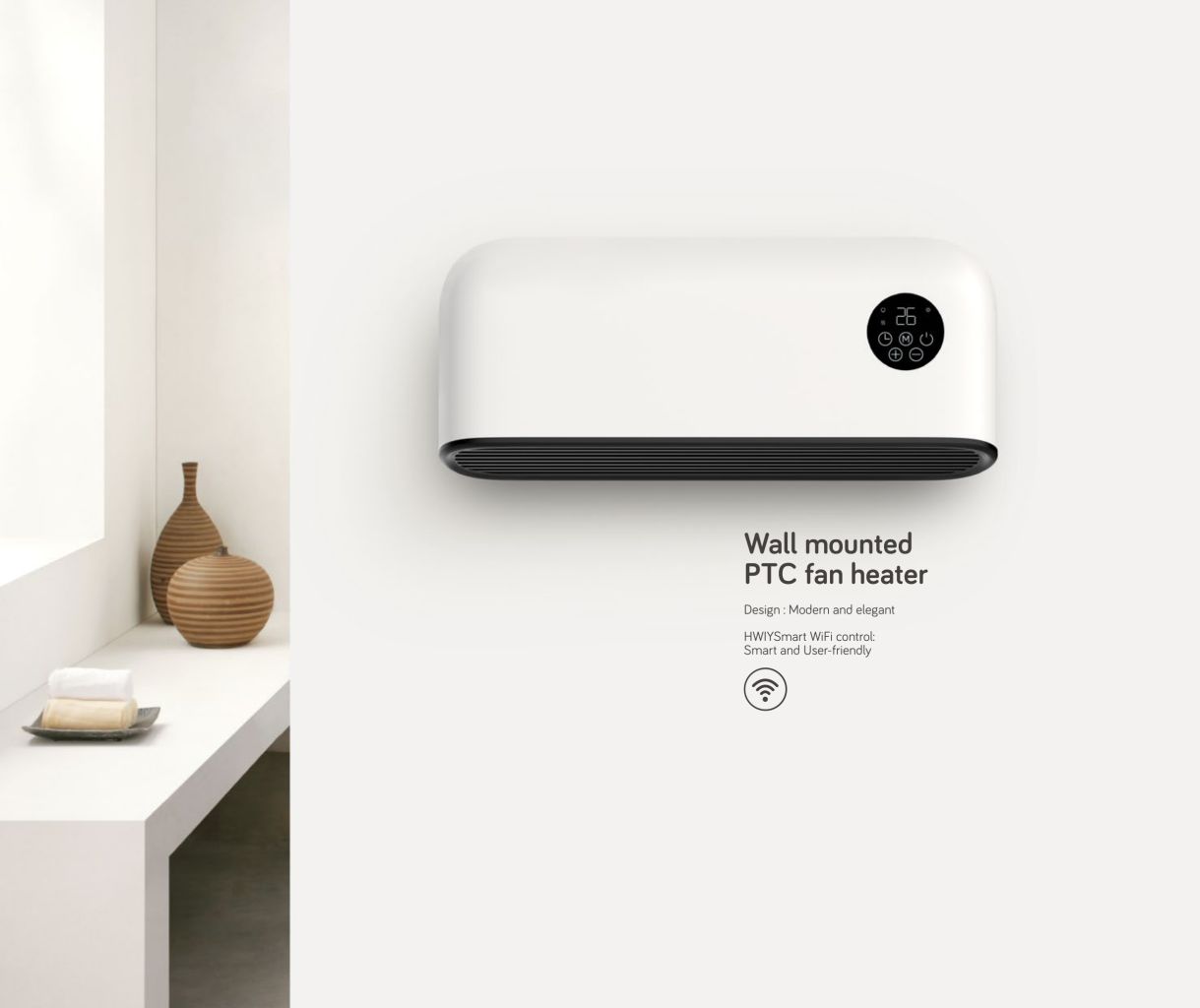 Smart Wall-Mounted PTC Heater