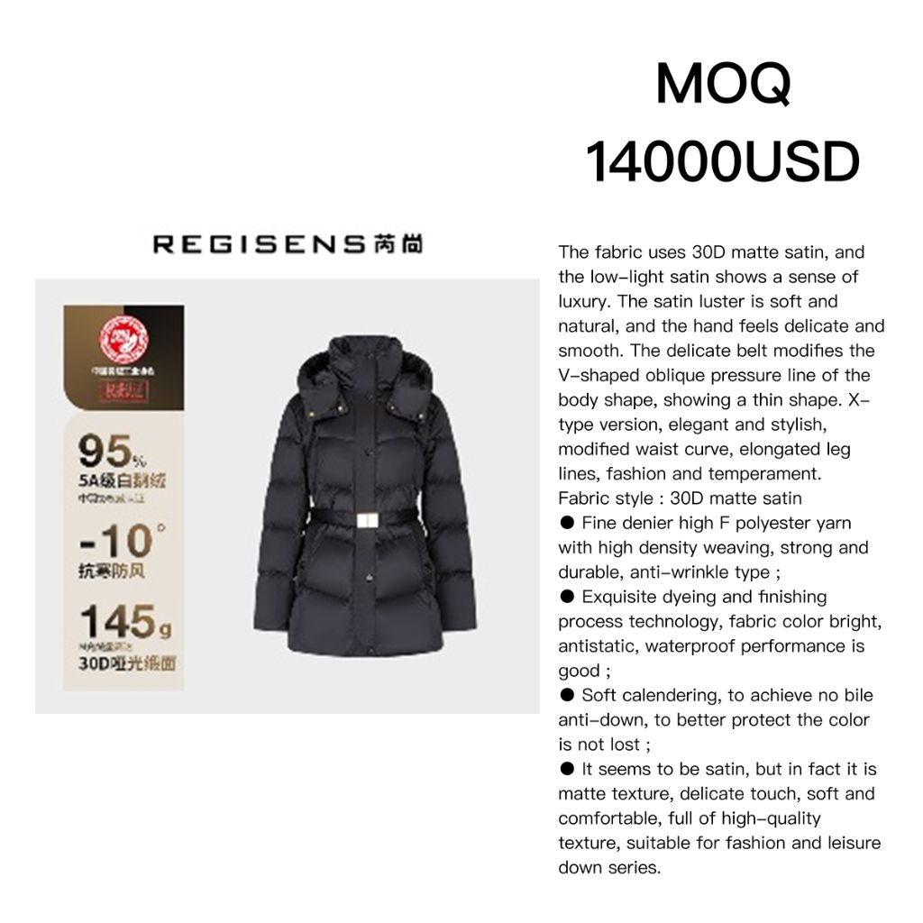 High-End 3D Matte Down Jacket