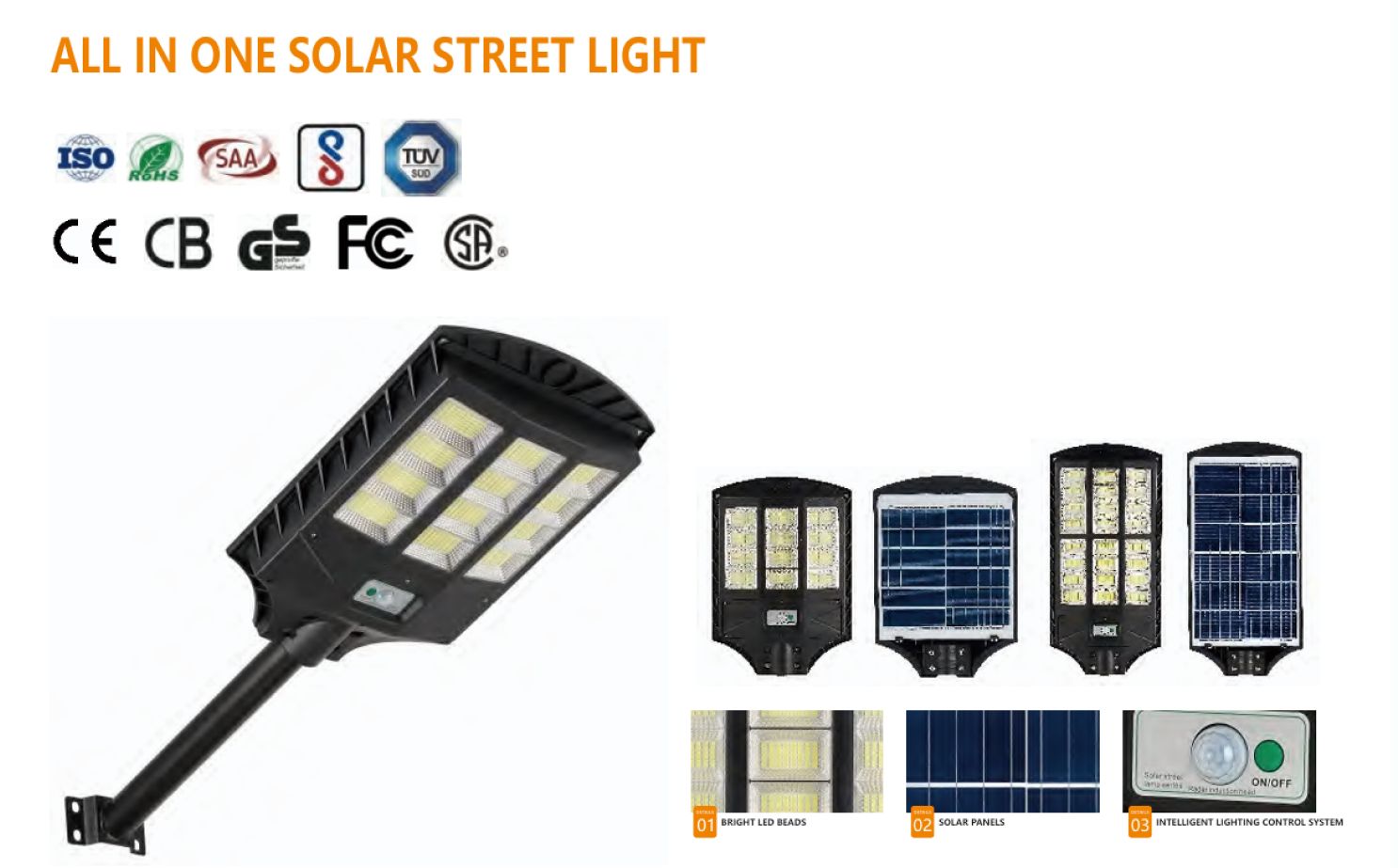 Integrated Solar Street Light