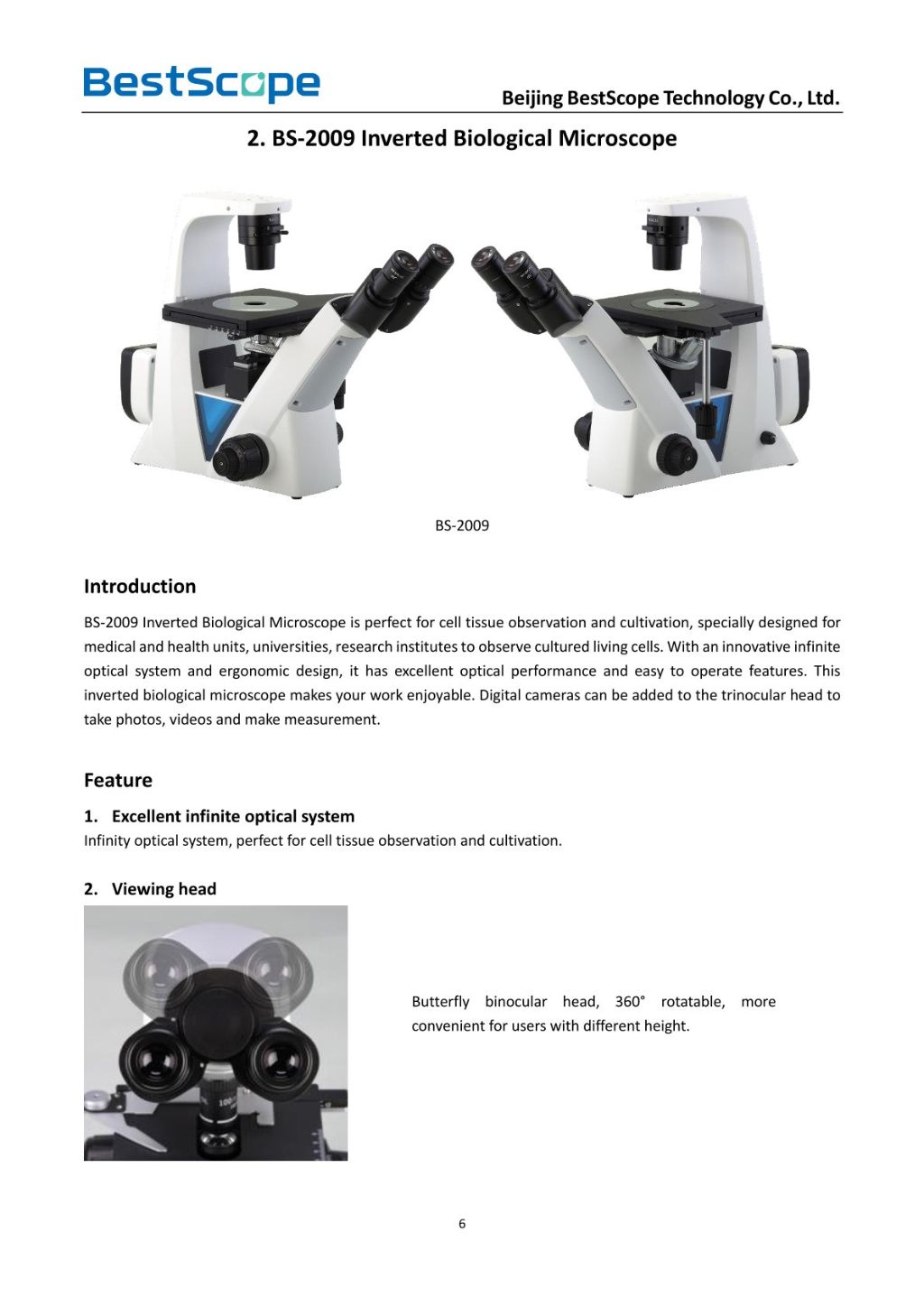 BS-2009 Biological Microscope