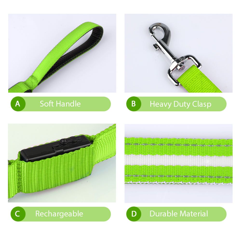 LED Pet Collar and Leash Set
