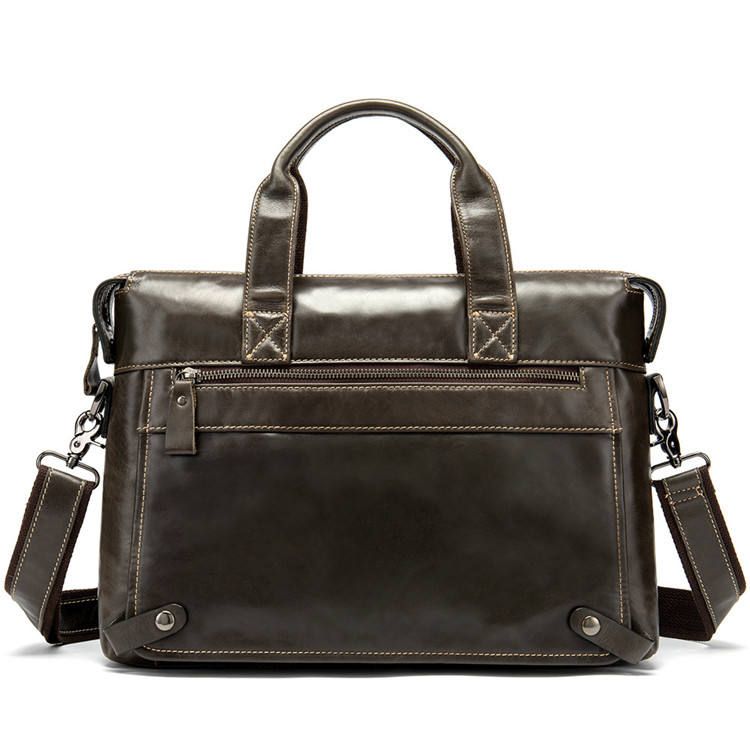 Black Business Leather Briefcase