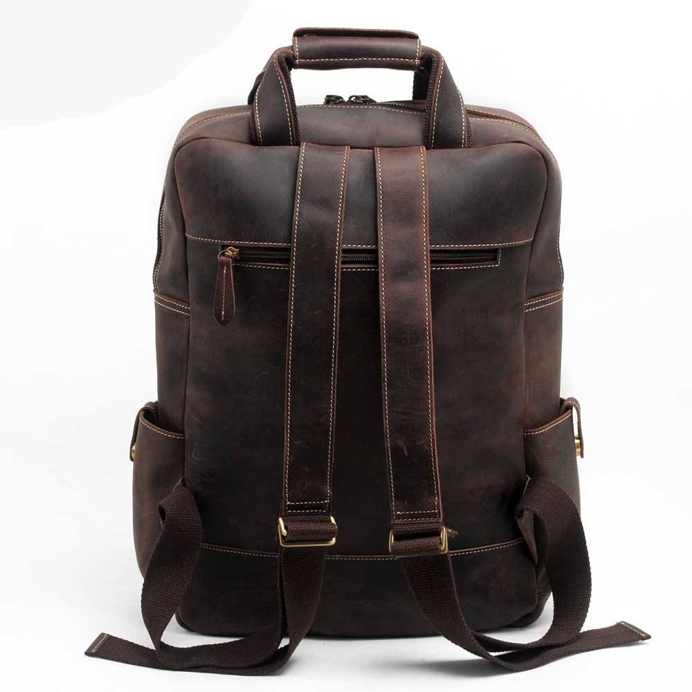 Vintage Multifunctional Leather Backpack