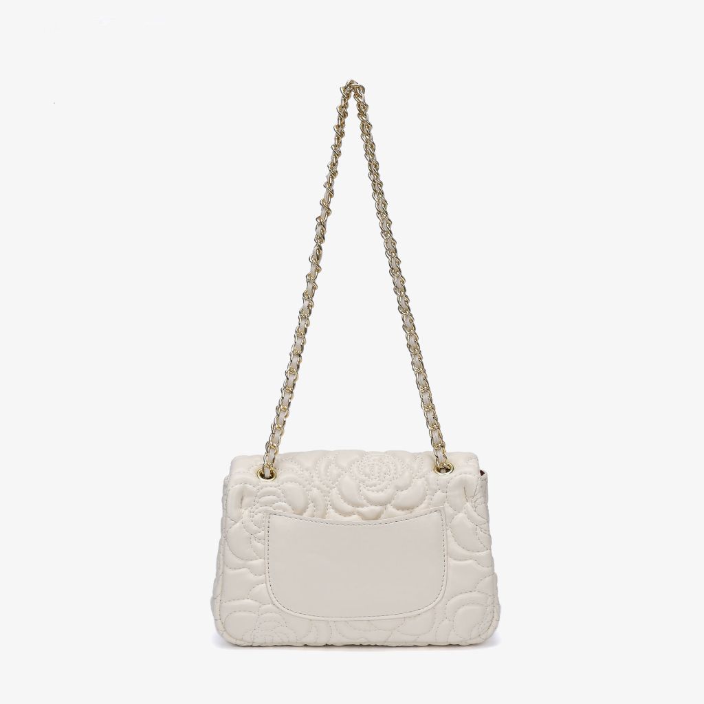 Patterned Chain Shoulder Bag