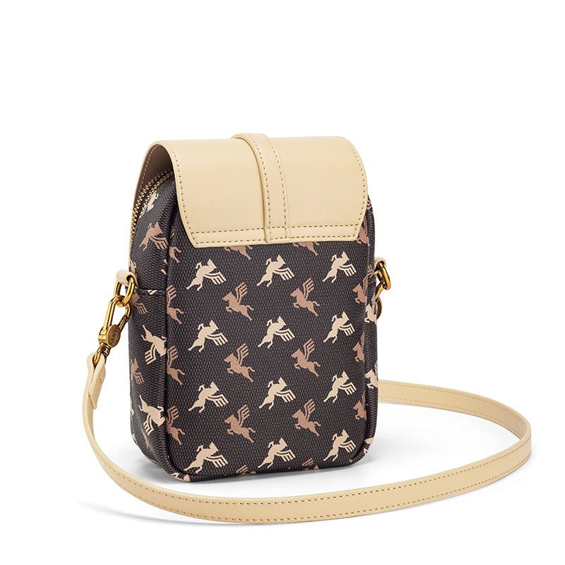 Pegasus Print Compact Shoulder Bag