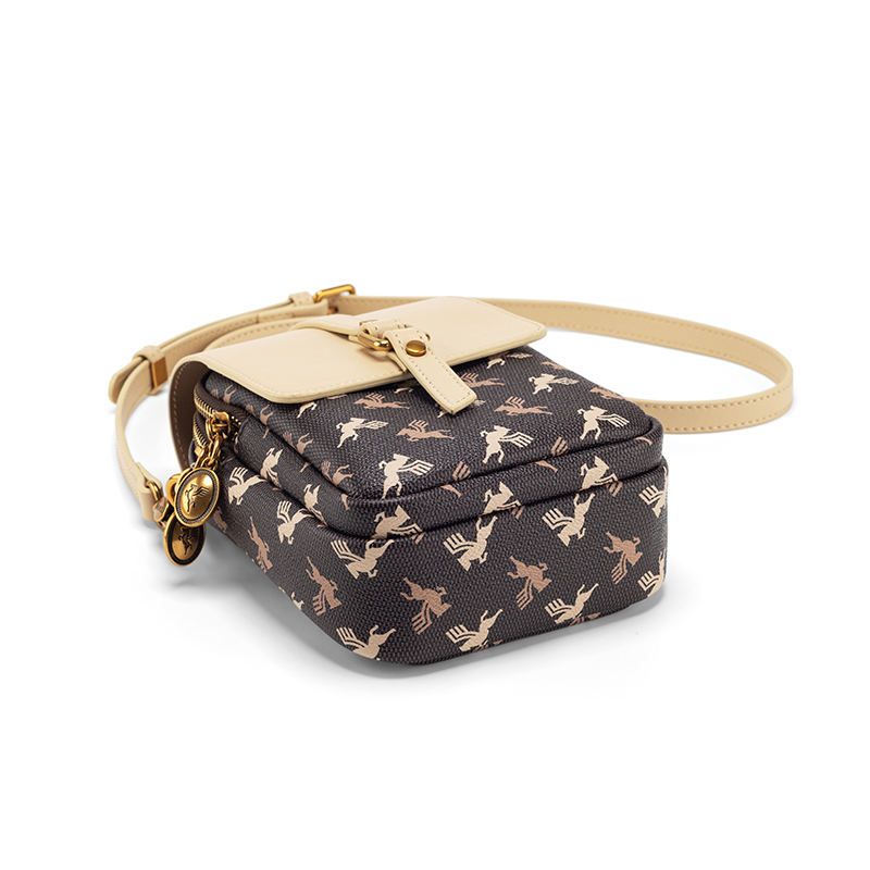 Pegasus Print Compact Shoulder Bag