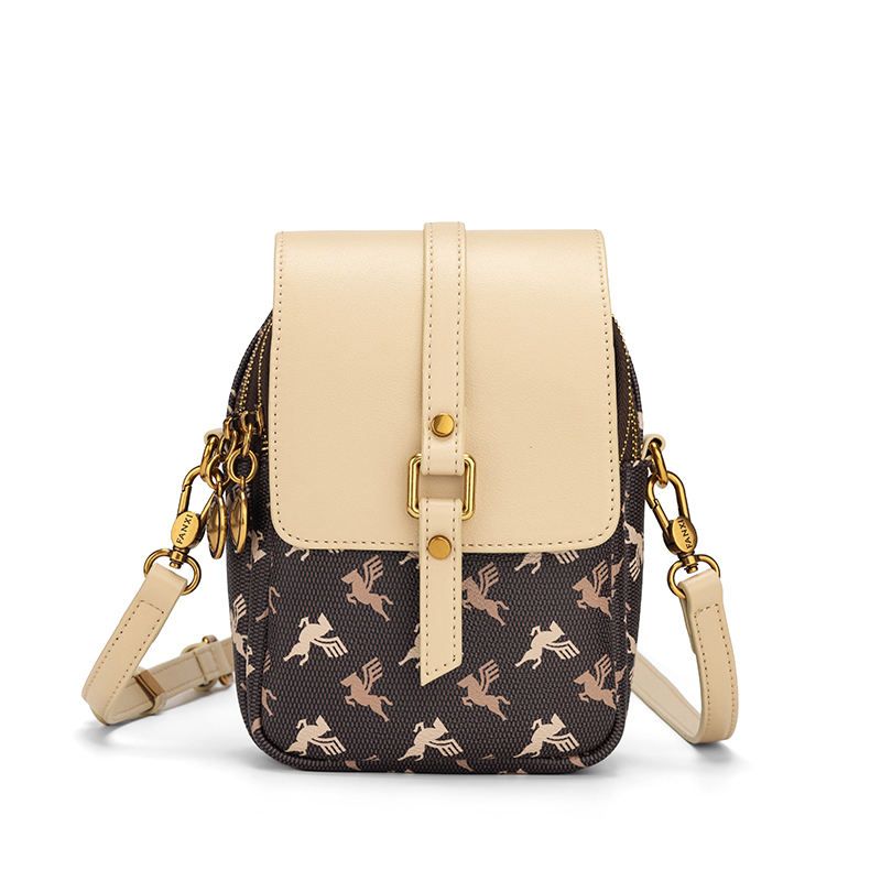 Pegasus Print Compact Shoulder Bag