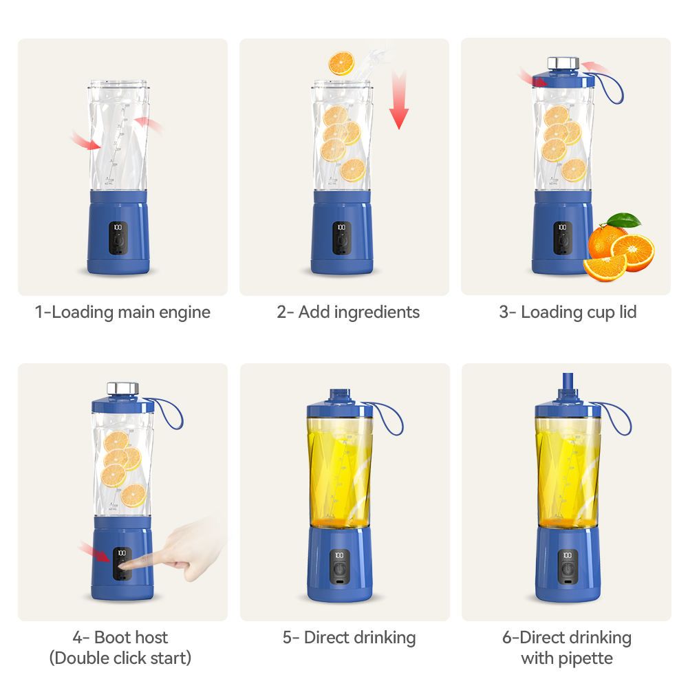 Portable Electric Juice Blender Cup