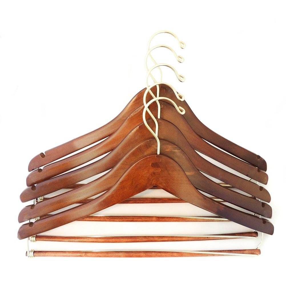 High-End Wooden Multi-Functional Hanger Set