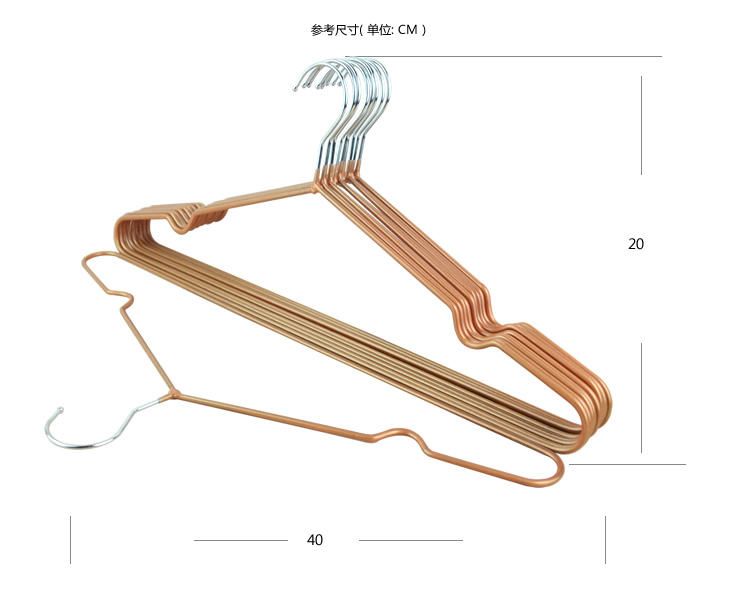 Colorful Non-Slip Metal Hanger