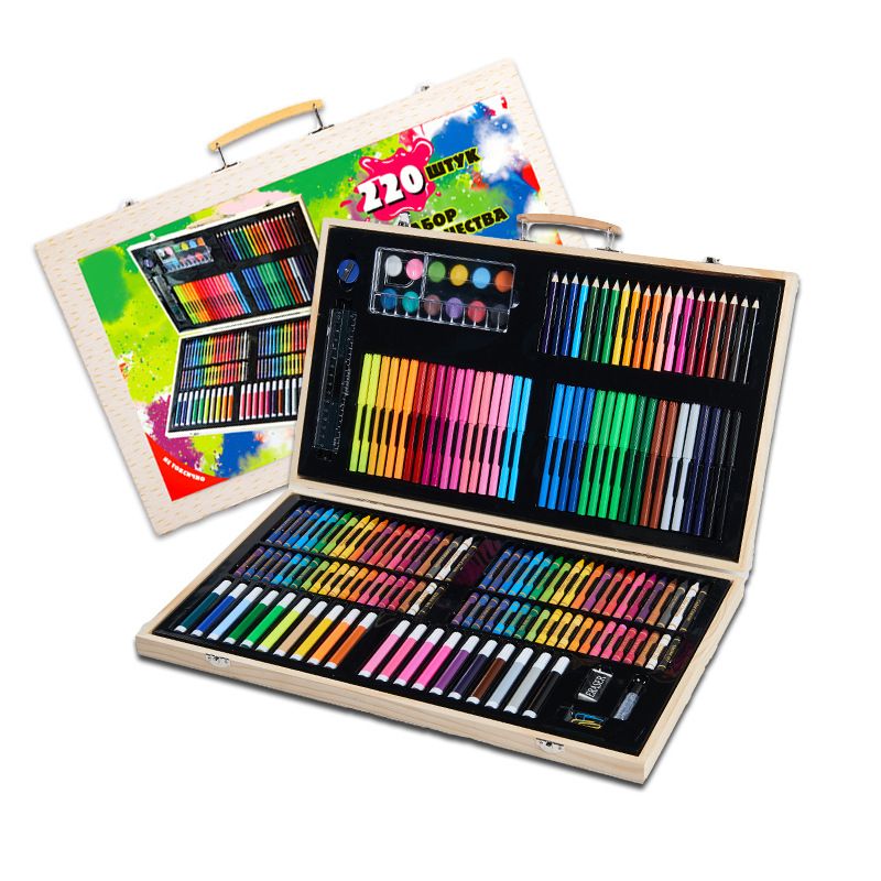 Children's 220-Piece Painting Gift Set