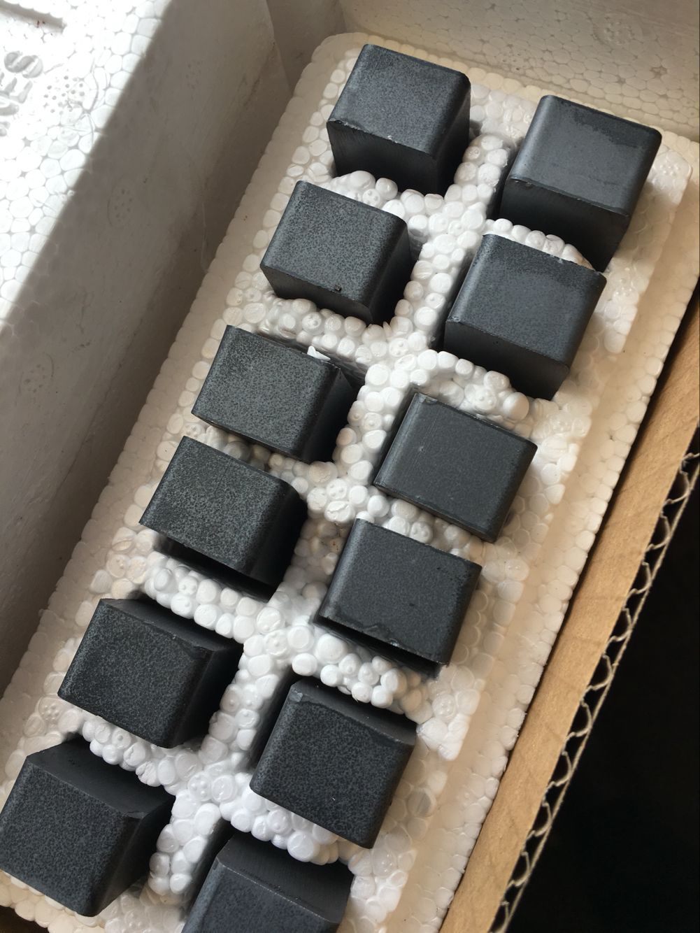 Powerful Black Magnetic Cube Set