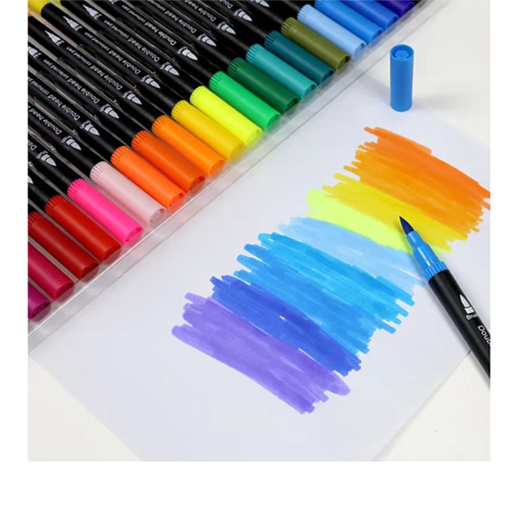 168 Color Dual-Head Watercolor Pen Set