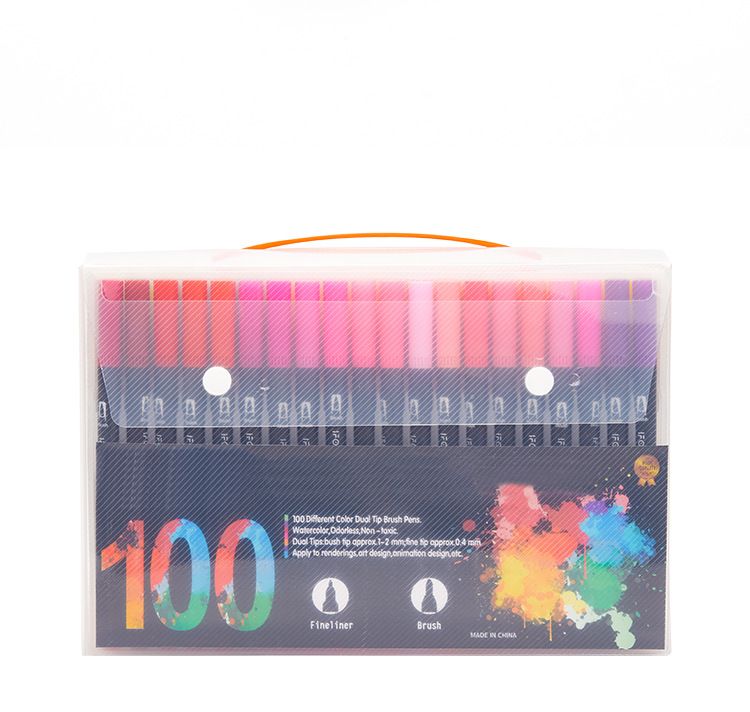 168 Color Dual-Head Watercolor Pen Set