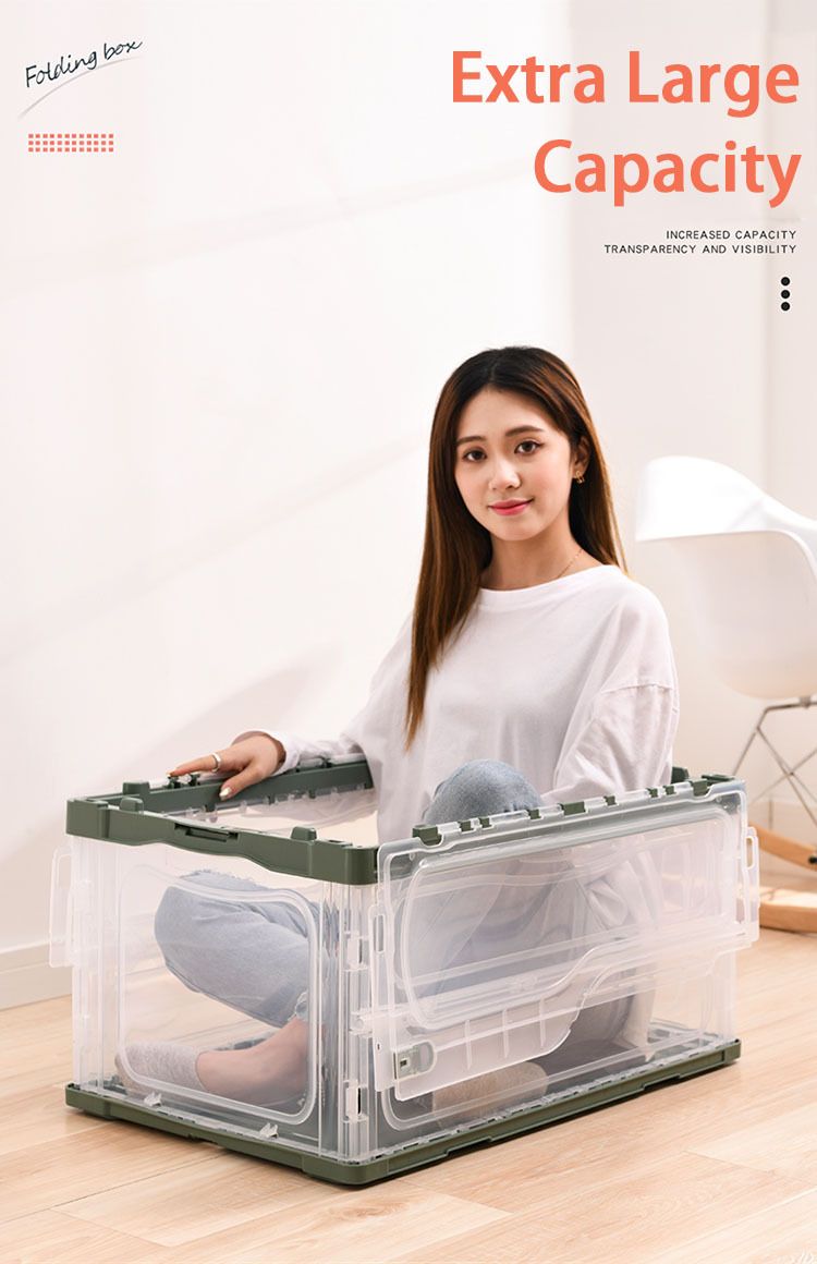 Transparent Multifunctional Folding Storage Box
