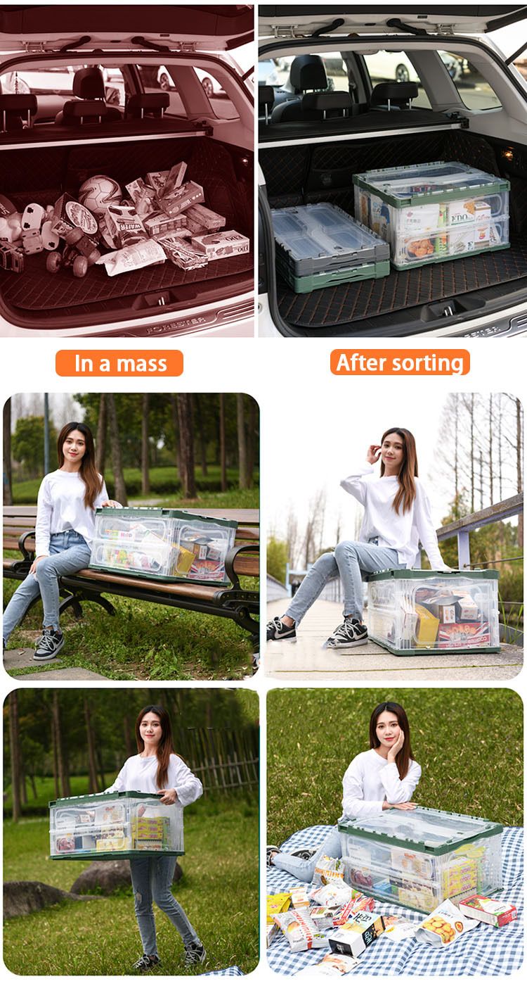 Transparent Multifunctional Folding Storage Box