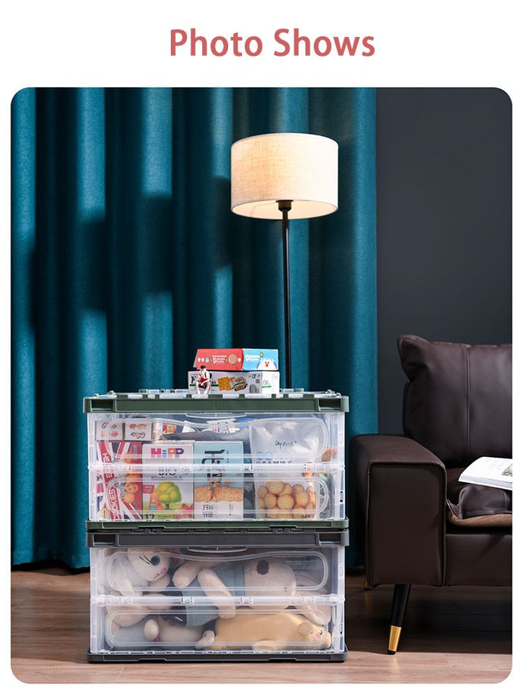 Transparent Multifunctional Folding Storage Box