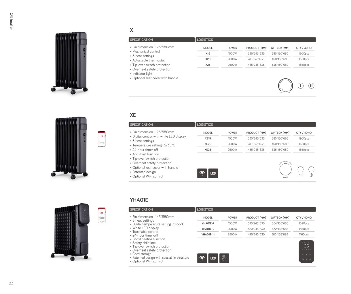 Portable Energy-Saving Oil Heater