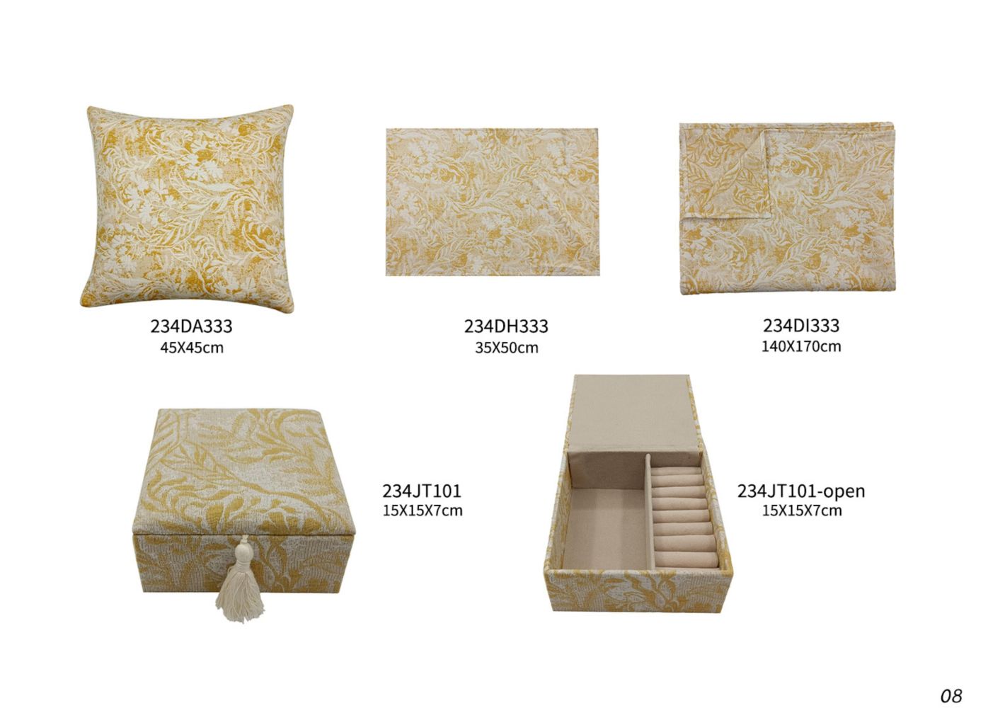 Autumn Leaf Pattern Home Soft Decoration Set