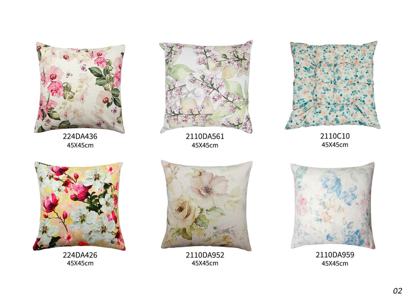 Floral Pattern Pillow