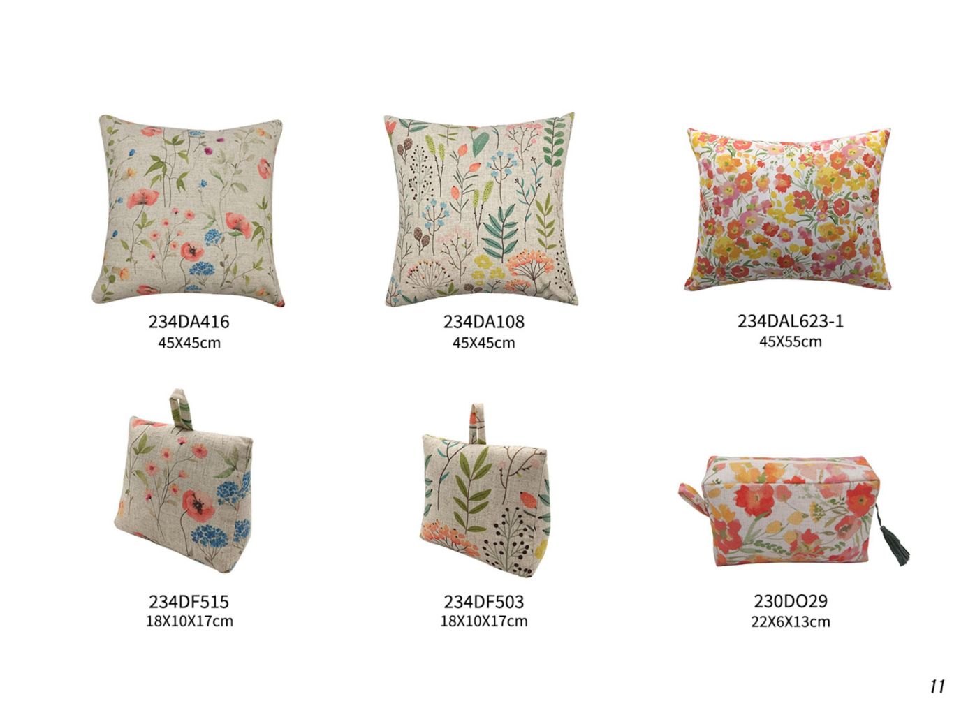 Floral Pattern Pillow