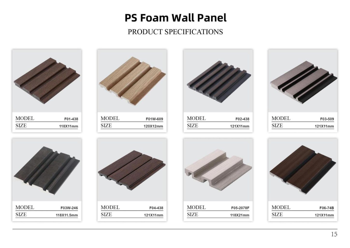 PS Foam Wall Panel