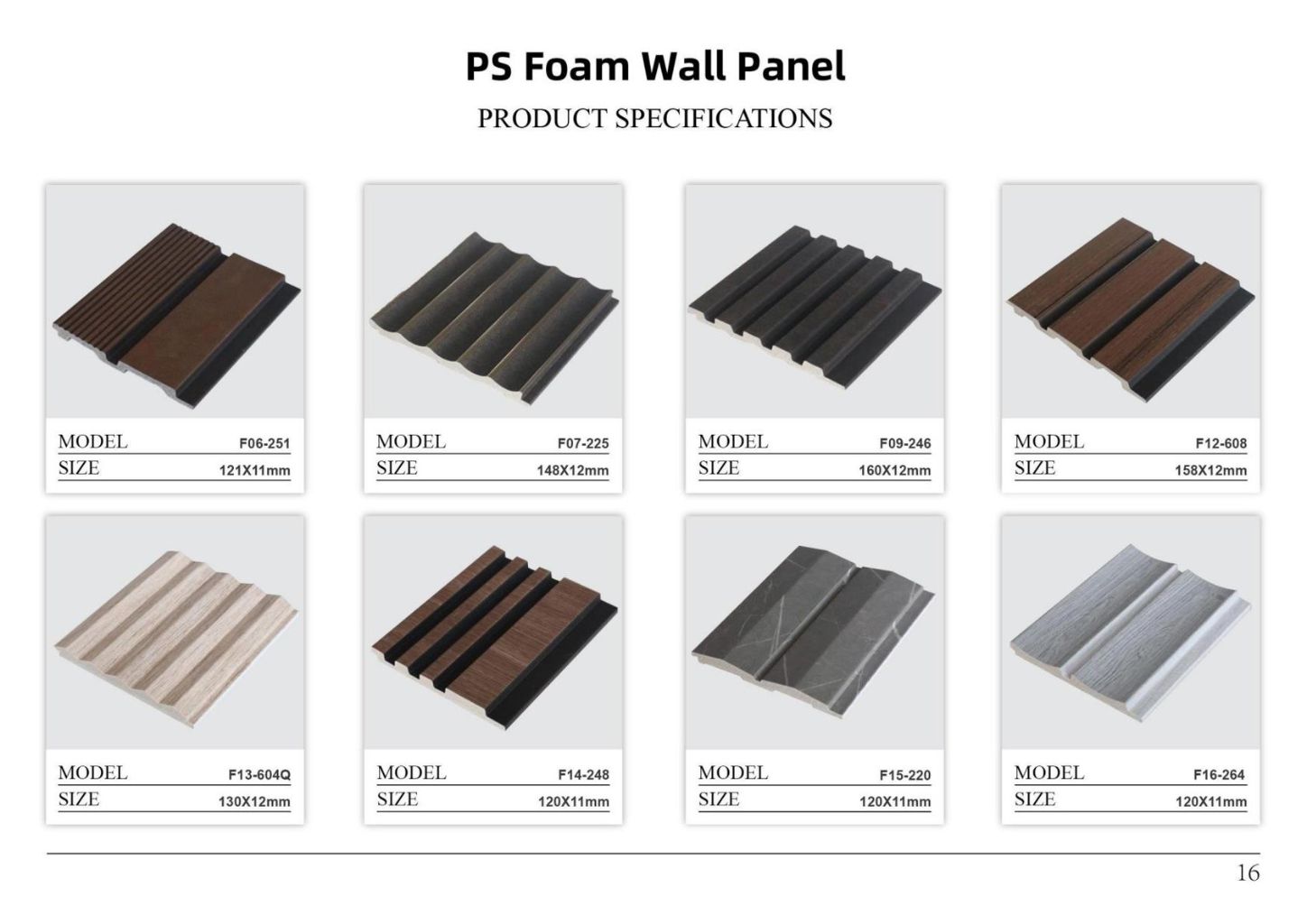 PS Foam Wall Panel