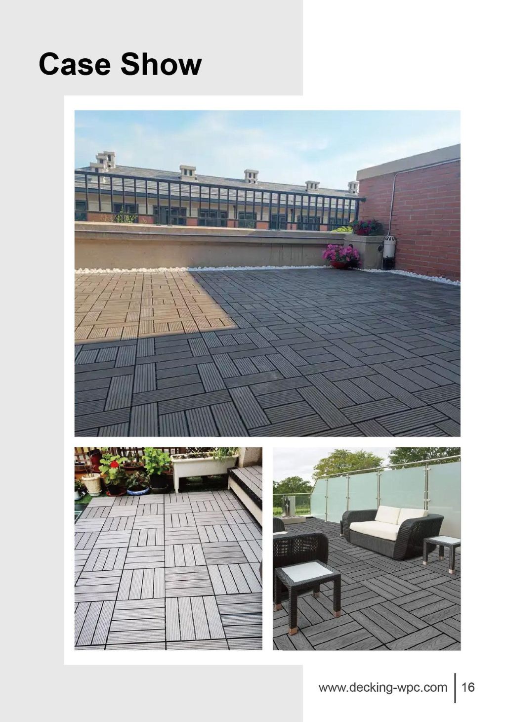 WPC Outdoor Tiles