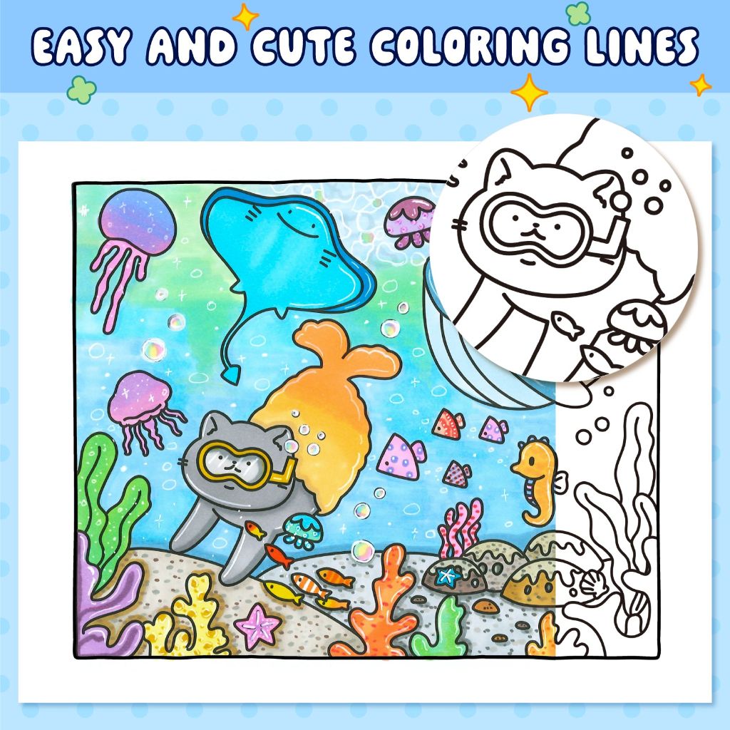 Cute and Comfortable Coloring Book