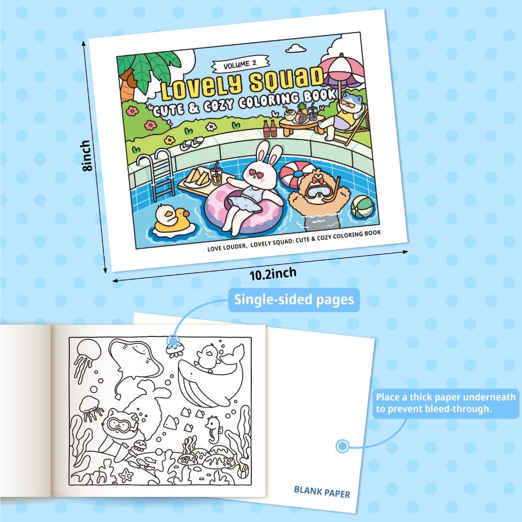 Cute and Comfortable Coloring Book