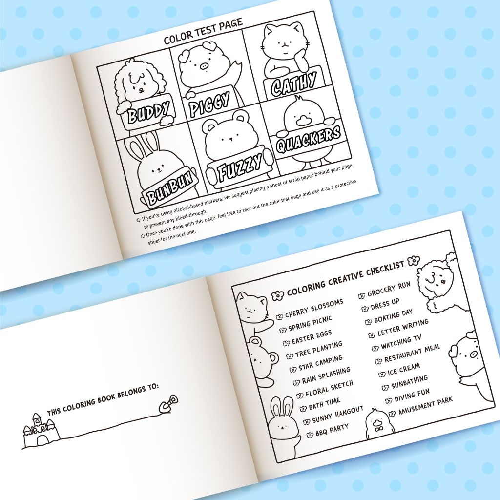 Cute and Comfortable Coloring Book