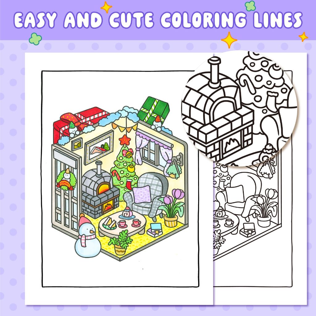 Cozy Corner Coloring Book