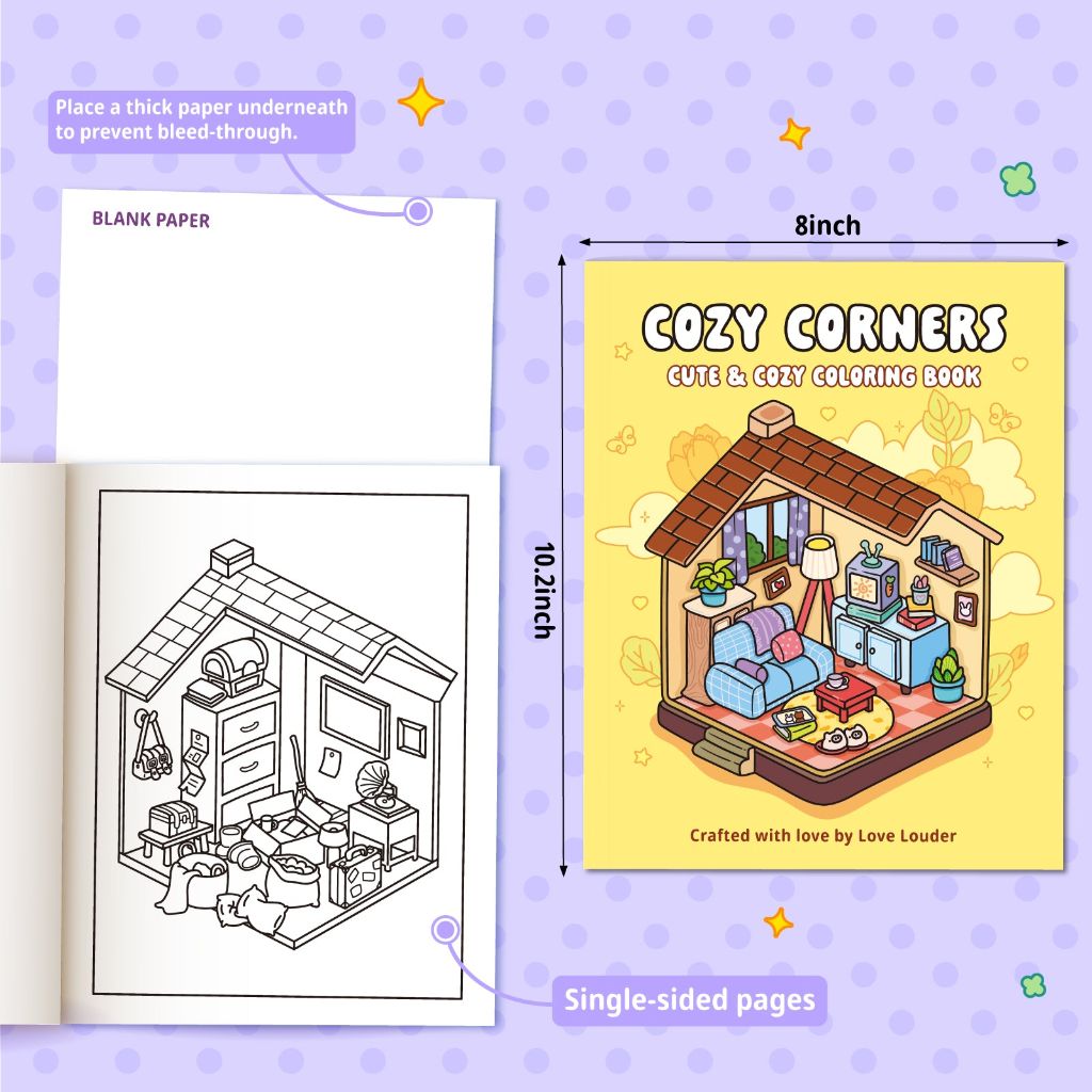 Cozy Corner Coloring Book