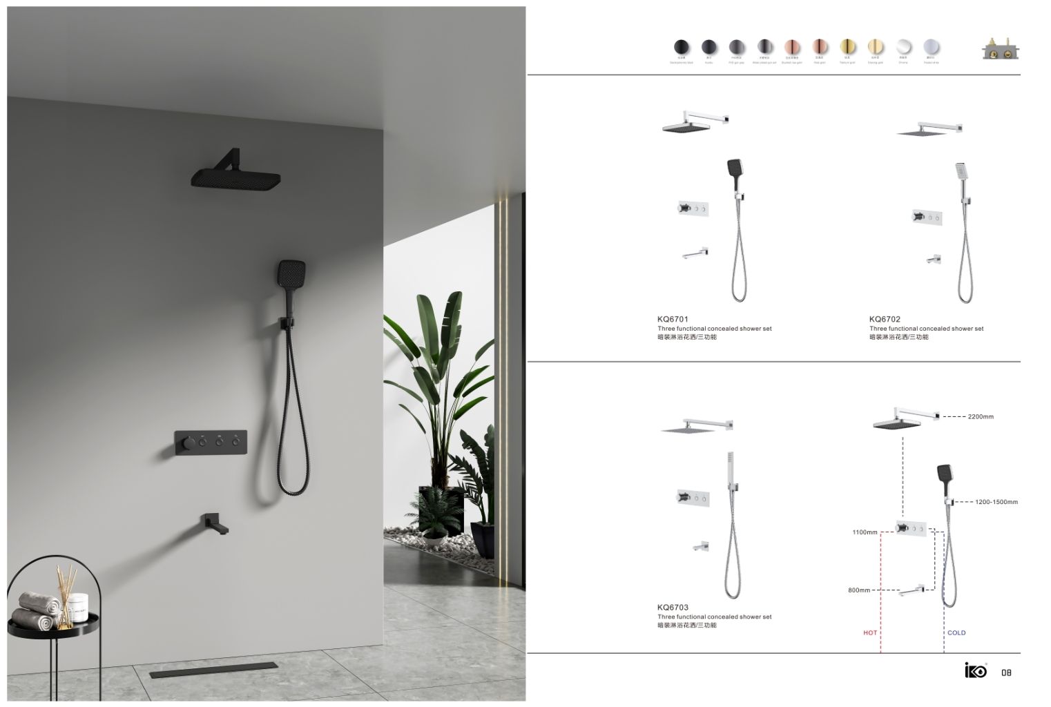 Concealed Shower Kit
