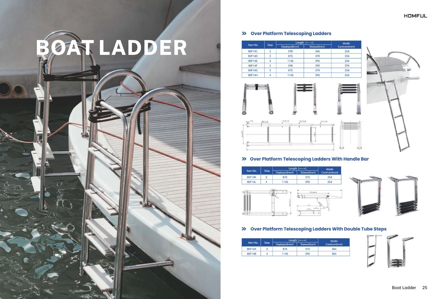 Marine Telescopic Ladder