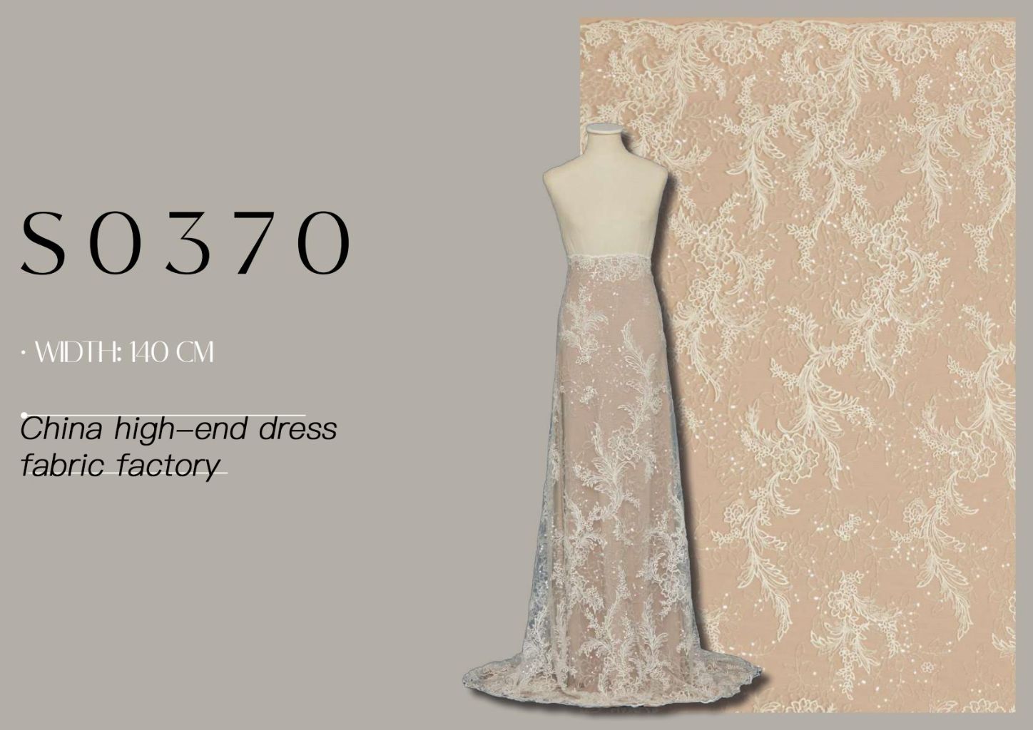 High-End Embroidered Evening Dress