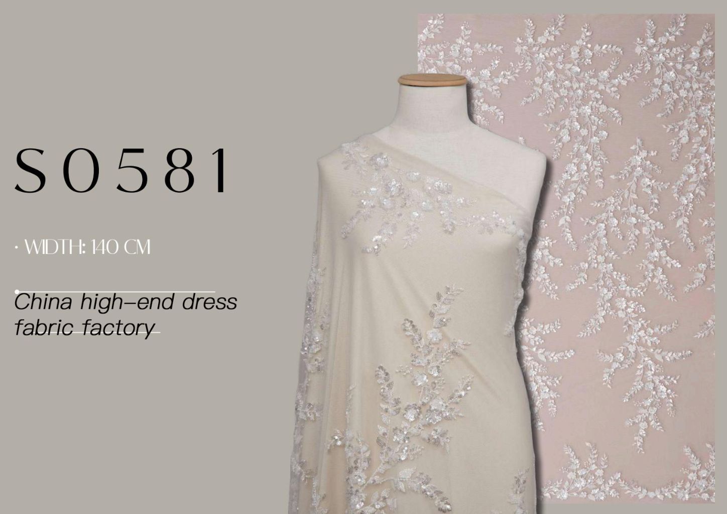 High-End Embroidered Fabric