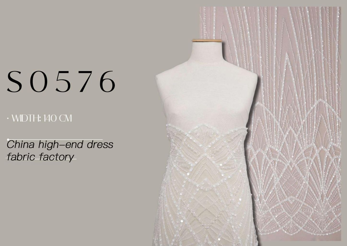 High-End Embroidered Fabric