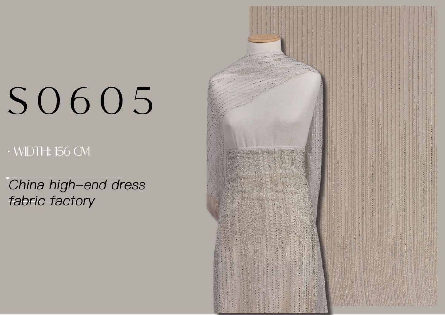 High-End Embroidered Fabric