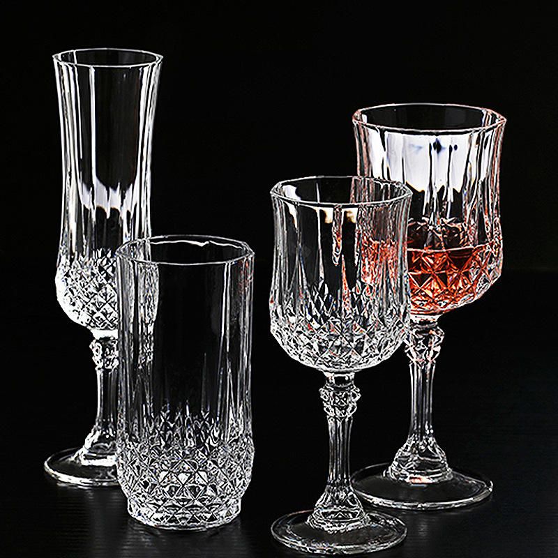 Crystal Wine Glass Set of Four