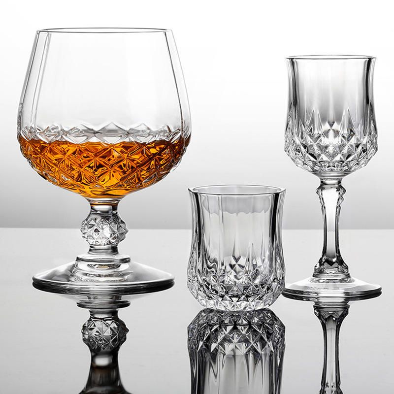 Crystal Wine Glass Set of Four