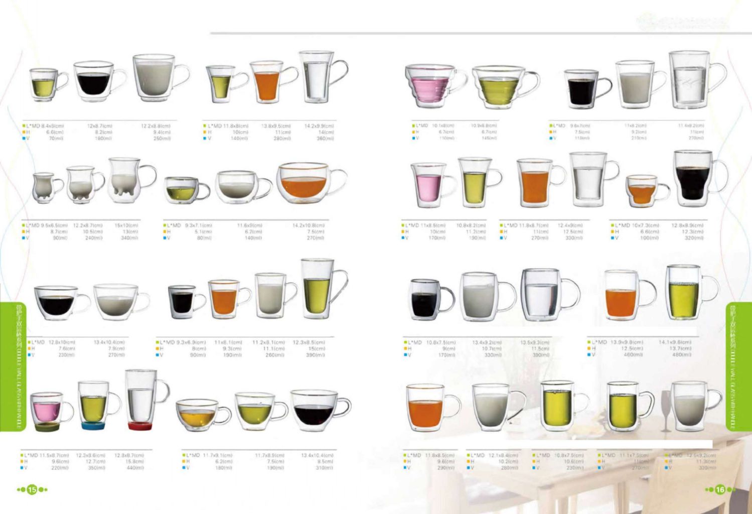 Multifunctional Glass Cup Set