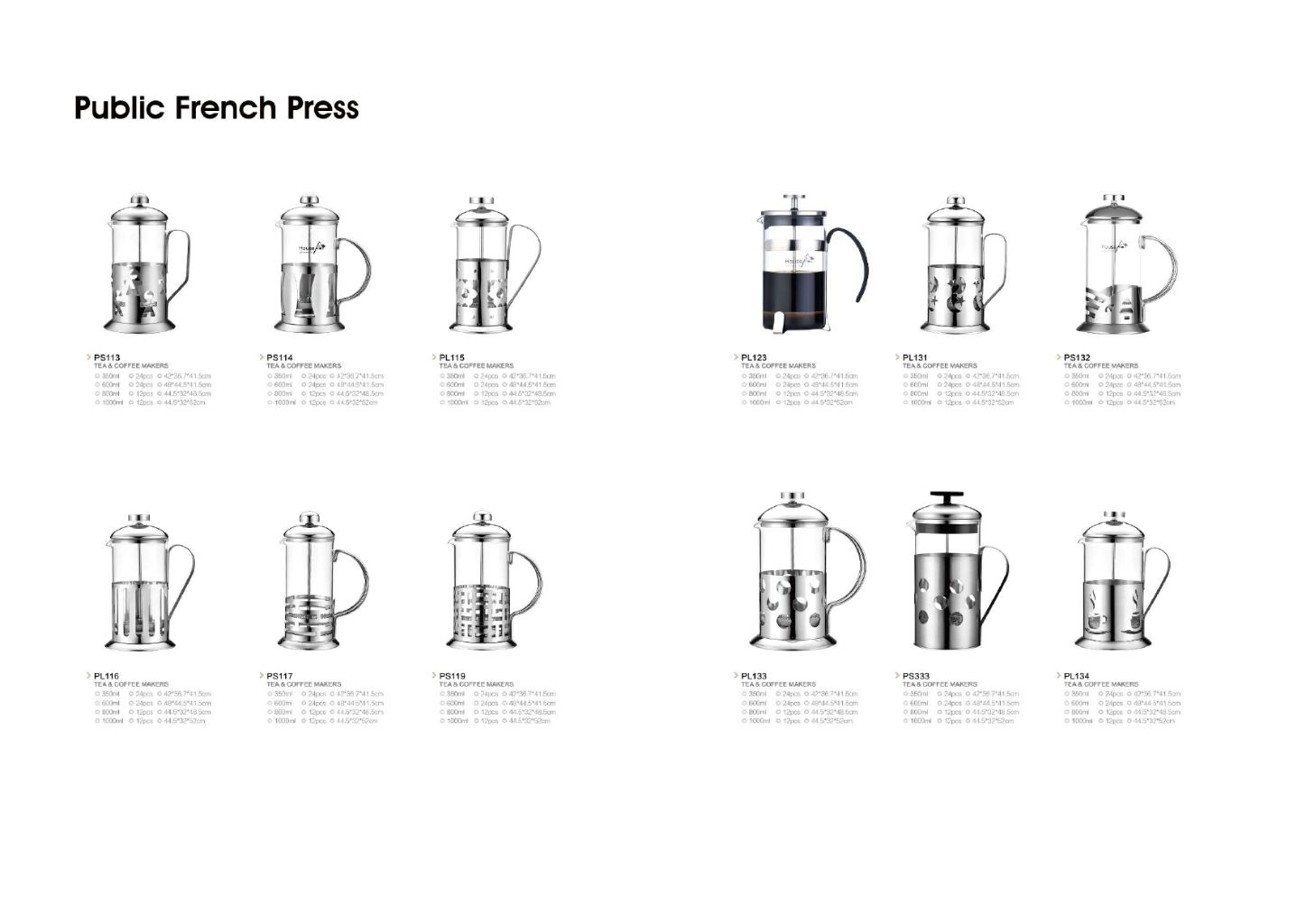 Rose Gold French Press Coffee Maker