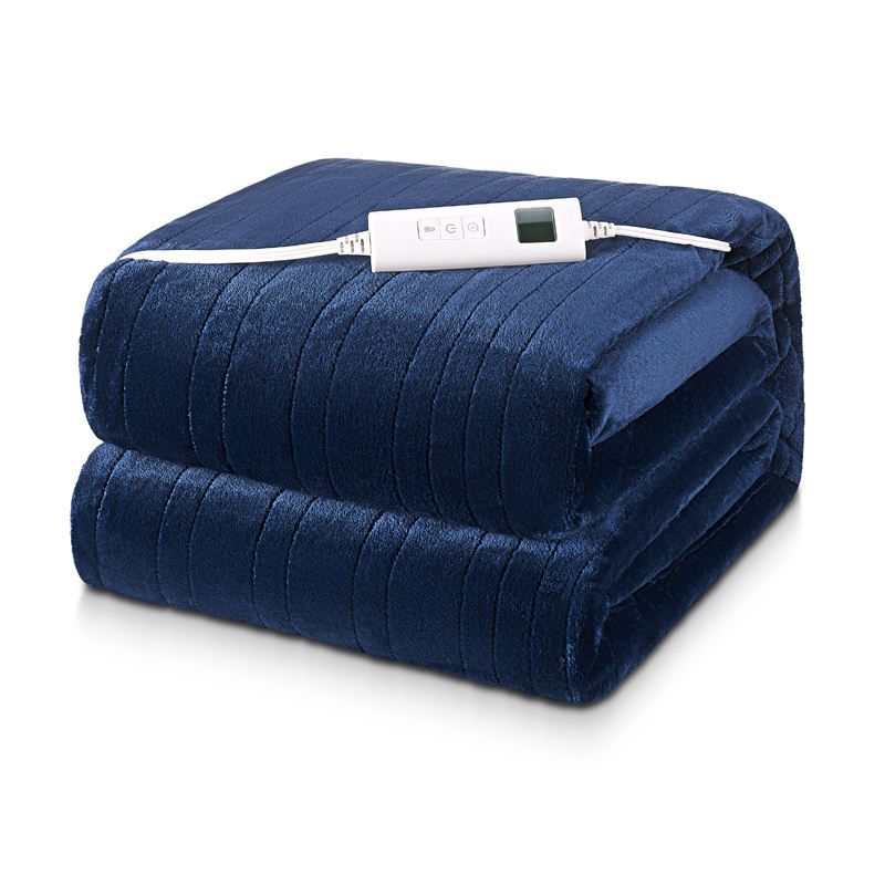 Double-Sided Heated Fleece Blanket