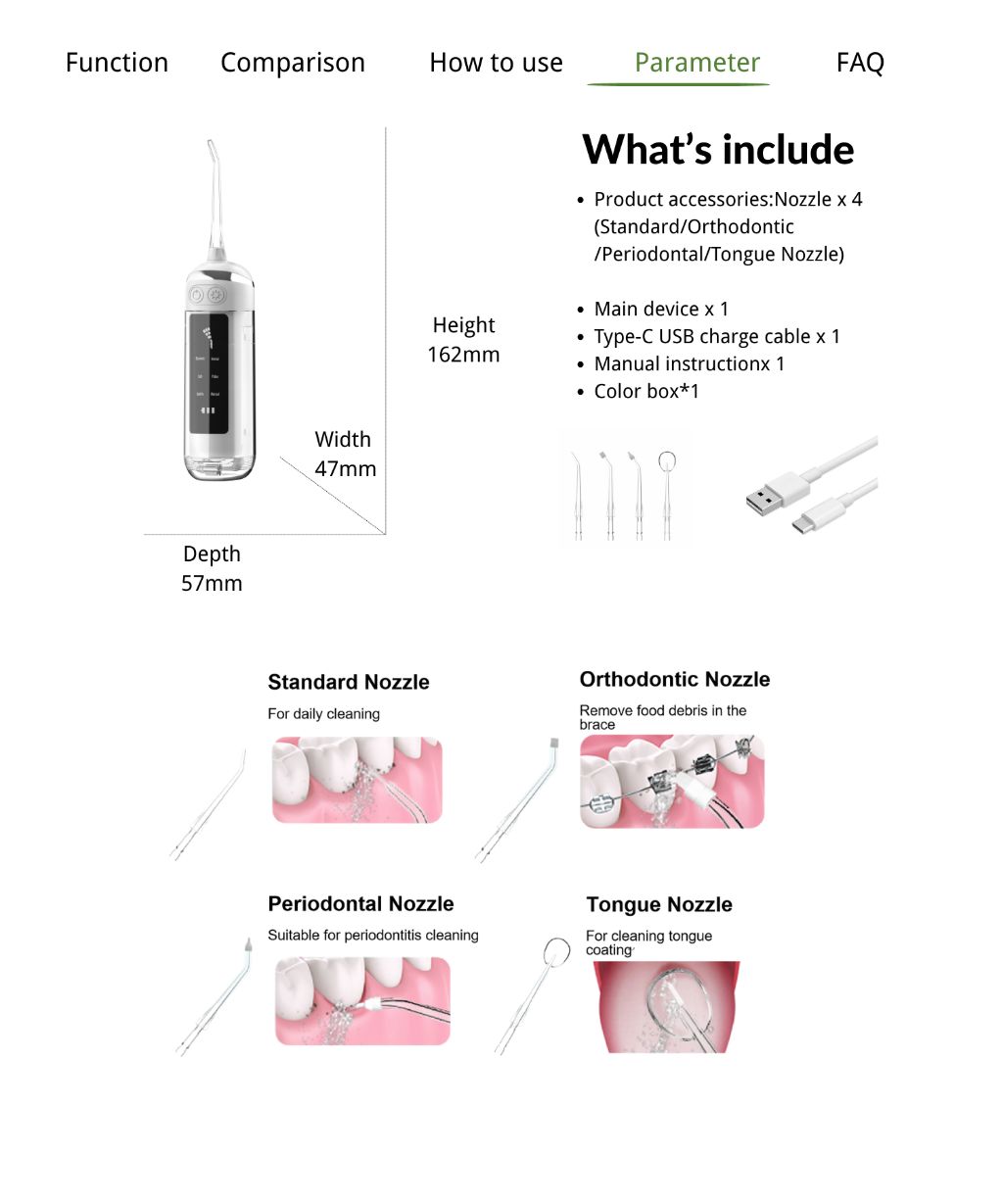 Smart Water Flosser