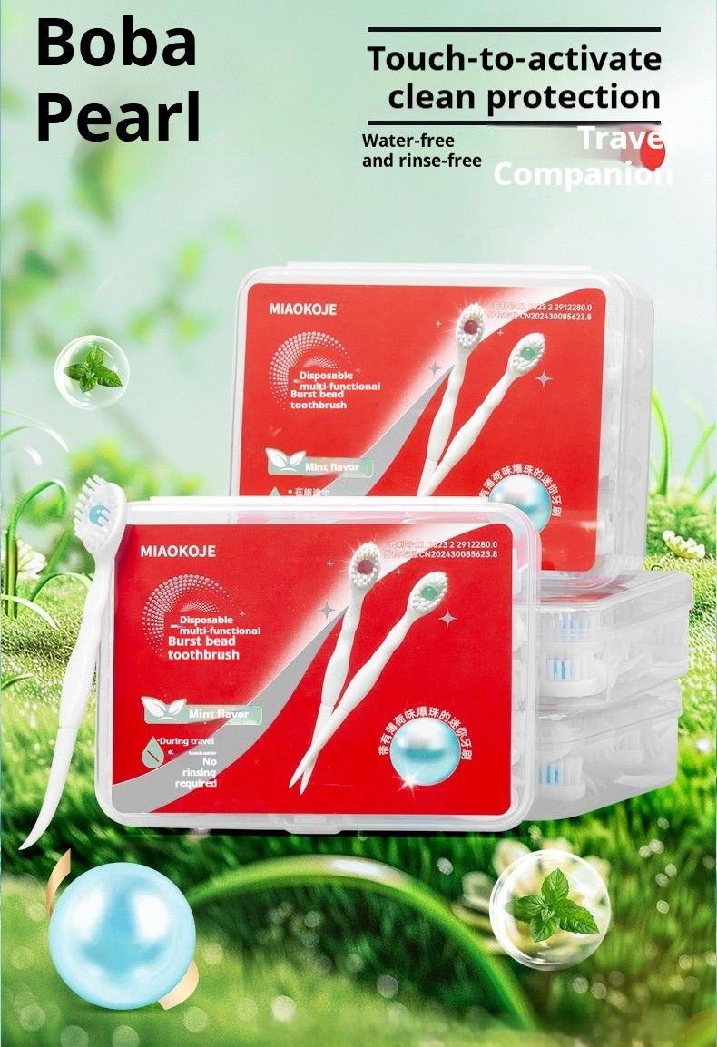 Self-Dissolving Multifunctional Toothbrush
