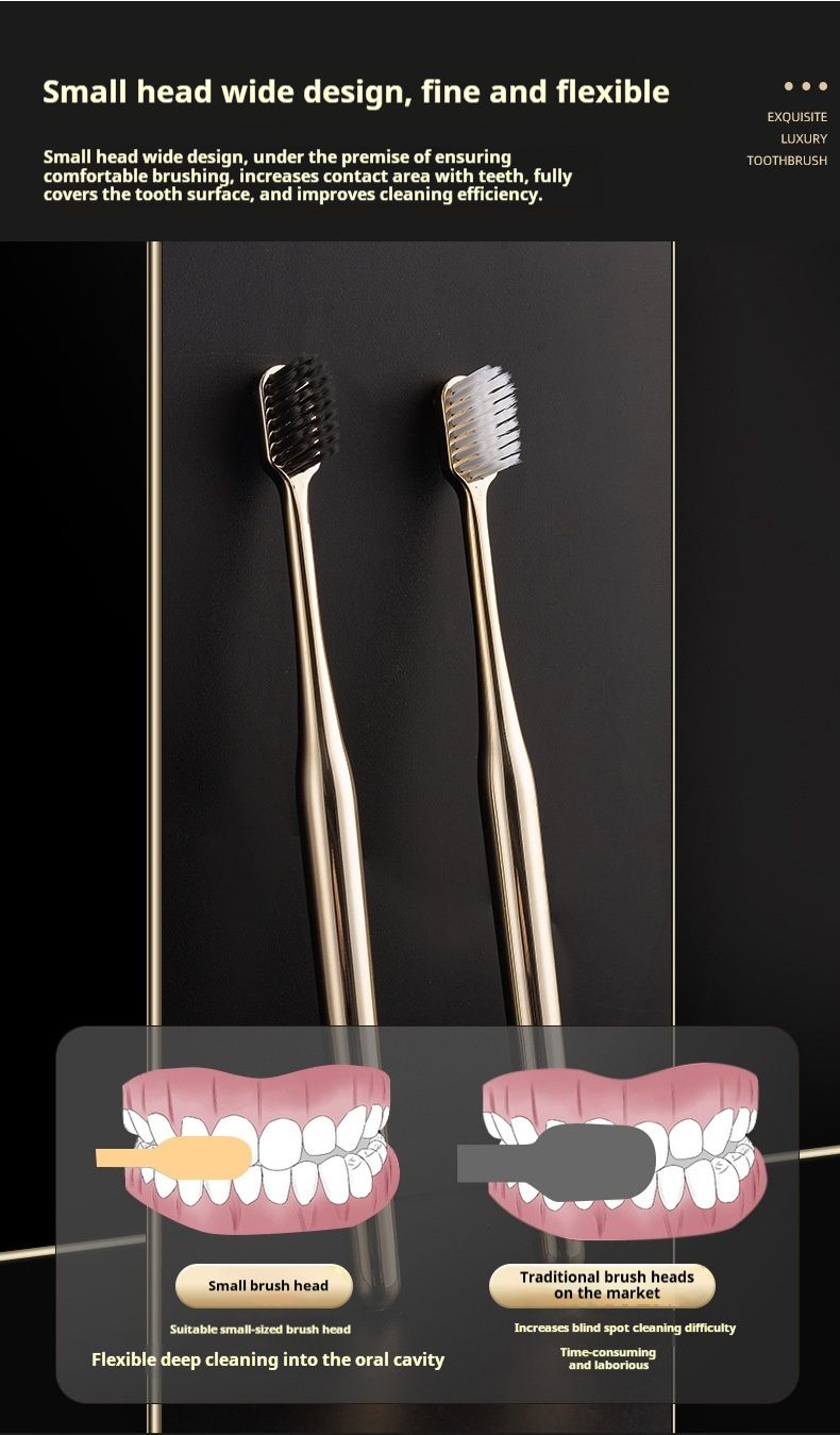 Metal Coated Toothbrush