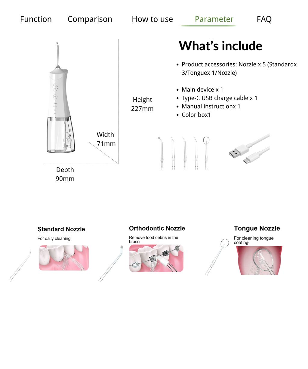 Smart Wireless Tooth Cleaner