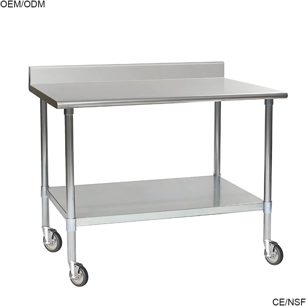 Custom Heavy-Duty Stainless Steel Workbench