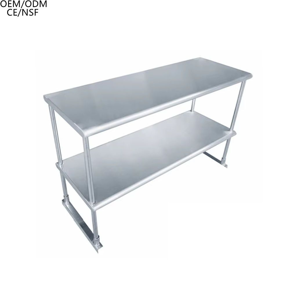 Double Layer Stainless Steel Storage Rack